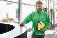 Men's Softshell Jacket - Modische Softshelljacke blau (azur)