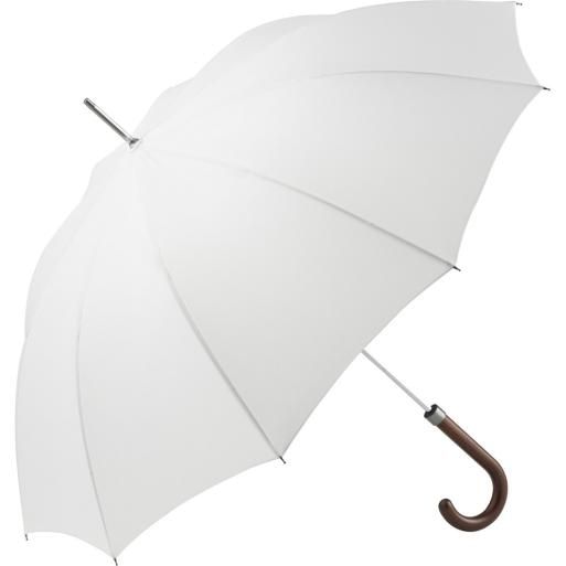 FARE AC-Stockschirm FARE®-Classic | weiß | Fare Regenschirm mit Logo