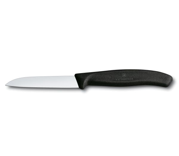 Victorinox Swiss Classic Gemüsemesser in Schwarz mit Ihrer Logo-Gravur