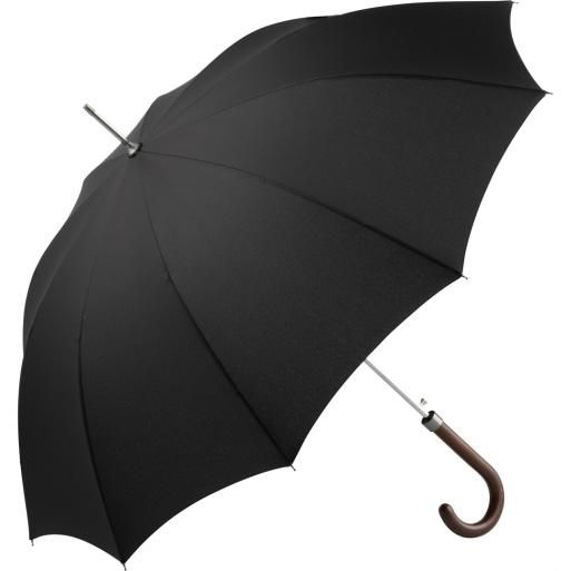 FARE AC-Stockschirm FARE®-Classic | schwarz | Fare Regenschirm mit Logo